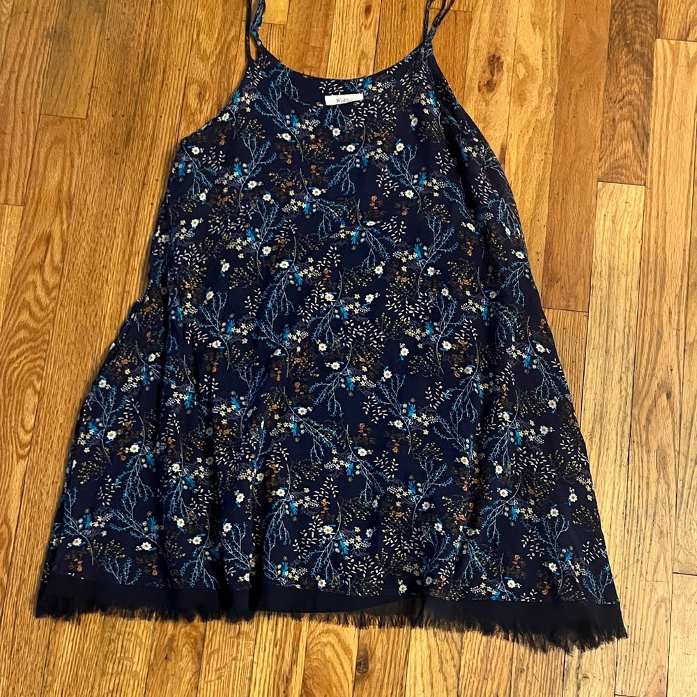 Wishlist Navy Floral Mini Dress